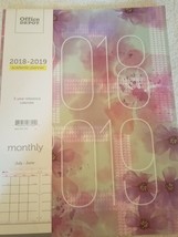 Office Depot 2018-2019 academic Planner monthly - £7.06 GBP