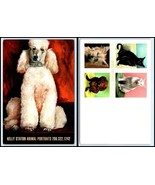 DOG Postcard - White Poodle Portrait D20 - £2.33 GBP