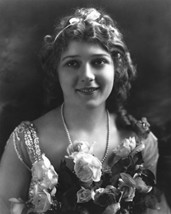 Mary Pickford Elegant Portrait Flowers In Front Smiling 16X20 Canvas Giclee - £54.75 GBP