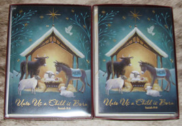 LEANIN TREE Unto Us a Child is Born Isaiah #75890~20 Christmas cards/envelopes~ - £16.56 GBP