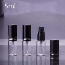 XIEFHIASDH - Original 100pcs/lot 5ml 10ml 15ml Portable Black Glass Perfume Bott - £48.22 GBP+