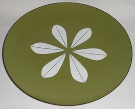 Mid Century CATERINEHOLM Lotus Pattern ENAMEL 12 1/4&quot; Platter MADE IN NO... - £75.96 GBP