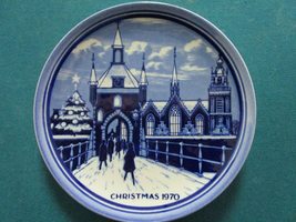 Compatible with Genuine Delft Holland Christmas 1970 Plate Nib 6 1/4 [*CAMEOSBSK - £27.63 GBP