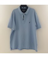Nautica Performance Deck Shirt Classic Fit XL Light Blue Polo Men’s Shirt - $341.93 MXN