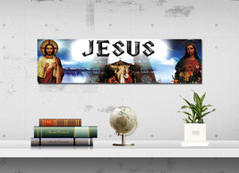 Jesus - Personalized Name Poster, Customized Wall Art Banner, Frame Option - £13.52 GBP+