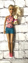 Mattel 2011 Suds &amp; Hugs Barbie With Articulated Arm &amp;Knees with Different Puppy - $10.50