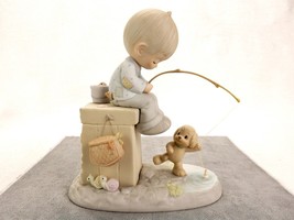 Precious Moments Figurine #PM942, &quot;Sharing&quot;, 1994 Members Only ~ PMJ-67 - £19.49 GBP