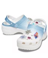 Crocs Disney Frozen Platform Glitter Clogs For Adults - £53.67 GBP