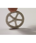 BMX Bike wheel 925 Sterling Silver Necklace Pendant Jewelry Sports Fun E... - $1,424.18 MXN