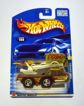 Hot Wheels Flame Stopper #188 Brown Die-Cast Truck 2001 - $3.70