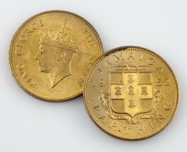 Lot of 2 1952 Jamaica Farthings in BU Condition KM #33 - $59.00