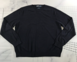 Vintage Polo Ralph Lauren Sweater Mens Extra Large Navy Blue V Neck Pima... - $21.77
