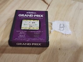 Grand Prix (Atari 2600, 1982) Authentic Vintage Video Game Cartridge B - £3.84 GBP