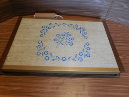 Vintage Blue Cornflower Warm-O-Tray  for Table or Buffet - Tested - £11.83 GBP