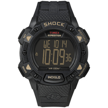 Timex Expedition® Shock Chrono Alarm Timer - Black - £39.16 GBP