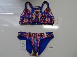 Becca &#39;Aura&#39; Bikini Multi-Color Top D OR M &amp; Bottoms S - £31.27 GBP