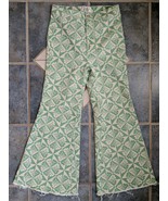 Free people Pants Womens 26 Green we the free Youthquake Crop Flare High... - $979.17 MXN