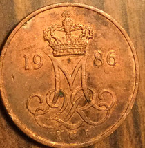 1986 Denmark 5 Ore Coin - £1.01 GBP