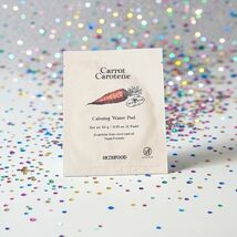 SKINFOOD Carrot Carotene Calming Water Pad 0.35oz Single Pad BNIP K-Beauty - $14.84