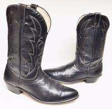 Laredo Cowboy Western Boots Made in the USA 41969 Men&#39;s Black Men&#39;s 11 EE - $78.86