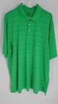 Champion DuoDry Lime Green with White Stripes Golf Polo Shirt Men’s Size XXL - £12.66 GBP