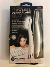 Finishing Touch Flawless Dermaplane Glo Lighted Facial Exfoliator Non-Vibrating  - £12.74 GBP