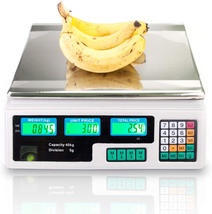 88LB 40KG Electronic Price Computing Scale | Digital Deli Food Produce Weight Sc - £52.90 GBP