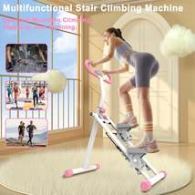 330lbs Stair Stepper Climber Machine with Handlebar - Upgrade Vertical C... - $122.25