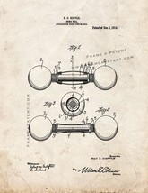 Dumb-bell Patent Print - Old Look - £6.33 GBP+