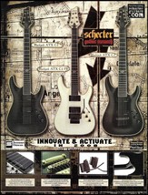 2008 Schecter Blackjack ATX Series C-1 FR C-7 guitar ad 8 x 11 advertise... - £3.17 GBP