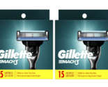 Gillette Mach3 Men&#39;s Razor Blades, 15 Blade Refills 2 Pack - £37.70 GBP