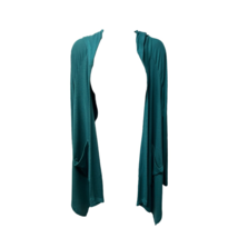 Laila Jayde Womens Cardigan Sweater Green Long Sleeve Hoodie Open Front ... - £17.82 GBP