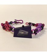 Purple Rhomboid Wristwatch Ladies Bracelet Aluminum Handmade Adjustable ... - $125.00