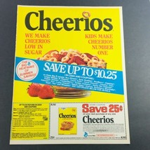 VTG Retro 1983 General Mills Cheerios Toasted Oat Cereal Refund Ad Coupon - $19.00