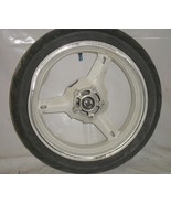 03 Suzuki GSXR 600 Rear Wheel - Damaged - w Good Tire Dunlop Sportmax 180 - £73.45 GBP