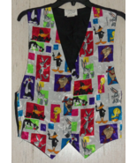 EXCELLENT WOMENS LOONEY TUNES SATIN VEST  SIZE S/M - €20,26 EUR