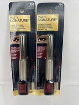 (2) Loreal 730 Burgundy Matte Signature Liquid Eyeliner Waterproof COMBINE SHIP - £6.28 GBP