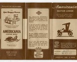 Americania Motor Lodge Brochure Downtown San Francisco California 1970&#39;s - £15.03 GBP
