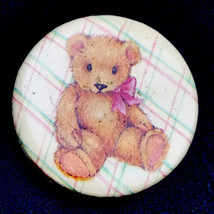 Teddy Bear Button Hallmark pinback - $11.95