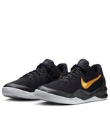 NEW Nike Kobe VIII GS Black University Gold White FN0266-002 GS Size 6Y - €111,38 EUR