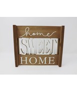 Ashland Wooden Standing Sign - Home Sweet Home - New - £8.95 GBP