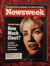 NEWSWEEK February 15 1993 First Lady Hillary Clinton Islamic Enemy Norplant - £6.77 GBP