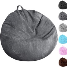 Bean Bag Chair Cover (No Filler) Washable Ultra Soft Corduroy Sturdy, Teens - £28.87 GBP