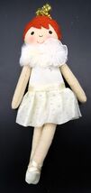 Red Hair Ballerina White Outfit Christmas Ornamment By Wondershop Target... - $14.99