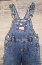 OshKosh Overalls Girls Size 3T Denim Blue Jean Vestbak Osh Kosh - £16.64 GBP