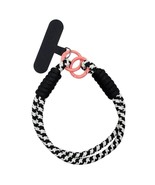 Black White Layered Rope Phone Carrier Strap Wristlet - €12,71 EUR