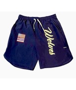 Gigantegym Sport Shorts Wolves Black Gym Training Shorts Size Medium - $352.97 MXN