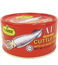 A1 Seasoned Cuttlefish With Soy Bean Sauce 6.5 Oz (Pack Of 12 Cans) - £112.96 GBP