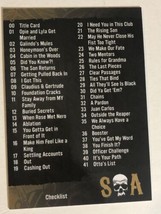 Sons Of Anarchy Trading Card #71 Checklist - £1.54 GBP