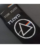PINK FLOYD Tall Socks Black Licensed Logo Novelty Music Band NEW Men Sho... - $26.05 CAD